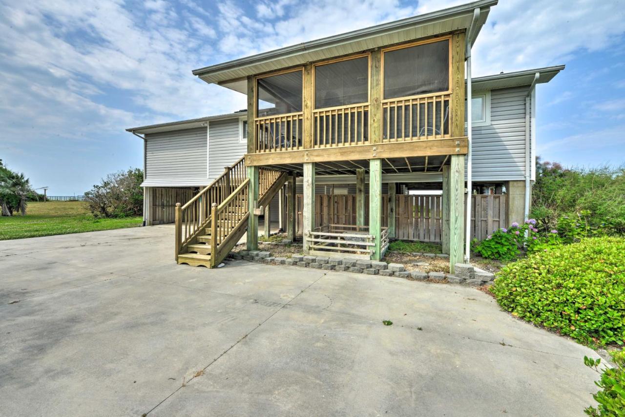 Waterfront Harkers Island Home Sunset View And Dock エクステリア 写真