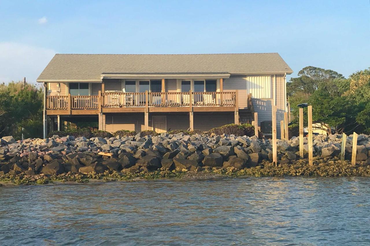 Waterfront Harkers Island Home Sunset View And Dock エクステリア 写真
