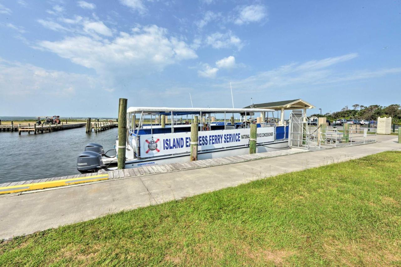 Waterfront Harkers Island Home Sunset View And Dock エクステリア 写真
