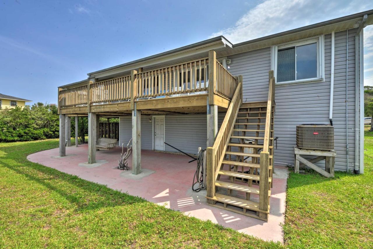 Waterfront Harkers Island Home Sunset View And Dock エクステリア 写真